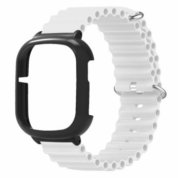Honor Watch 4 Wrist Strap Replacement Flexible Band with Watch Case - White
