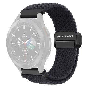 DUX DUCIS Mixture Pro Series Nylon Woven Strap Samsung Galaxy Watch6 / Watch5 / Huawei Watch GT3 Magnetic Buckle 20mm Watchband - Midnight