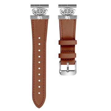 Samsung Galaxy Watch4 / Watch5 Genuine Cow Leather Watchband - Brown