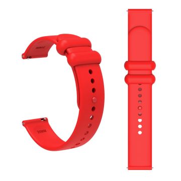 Samsung Gear S3 / Huami Amazfit Pace Sport Band 22mm Waterproof Silicone Strap - Red