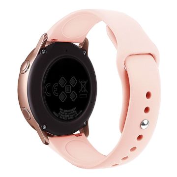 KALEBOL KLB-DKGJ-001 Samsung Galaxy Watch6 Classic 47mm 43mm Watch Band 20mm Silicone Strap - Vintage Rose