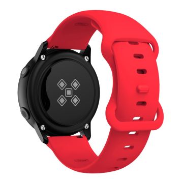 KALEBOL KLB-HDKGJ-001 Samsung Galaxy Watch 22mm Silicone Band Watch Strap with Butterfly Buckle - Red