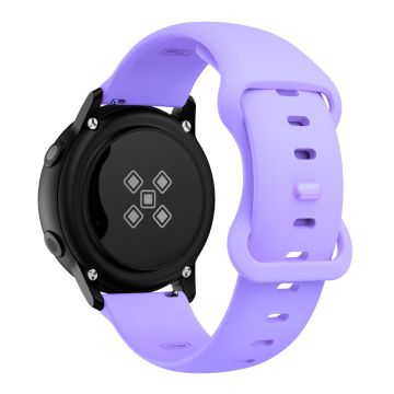 KALEBOL KLB-HDKGJ-001 Samsung Galaxy Watch 22mm Silicone Band Watch Strap with Butterfly Buckle - Purple