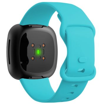 KALEBOL KLB-HDKGJ-001 Fitbit Versa 3 / 4 / Sense / Sense 2 Silicone Watch Band - Teal Green