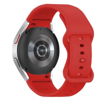 KALEBOL KLB-HDKGJ-001 Samsung Galaxy 20mm Watch Strap Butterfly Buckle Silicone Band - Red