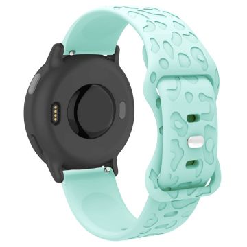 Coros Pace 3 / Apex 46mm / Apex Pro Silicone Band 22mm Leopard Texture Watch Strap - Light Green