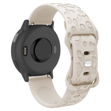 Coros Pace 3 / Apex 46mm / Apex Pro Silicone Band 22mm Leopard Texture Watch Strap - Starlight