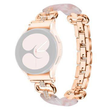 Resin Strap Watch 20mm Watch Band - Rose Gold / Pink