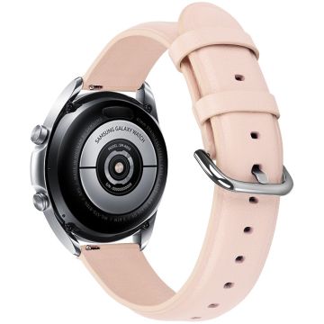 Watch Strap Coros Watch GT / GT 2 46mm / 42mm / Samsung Galaxy Watch 46mm First Layer Cowhide Wrist Band - Pink