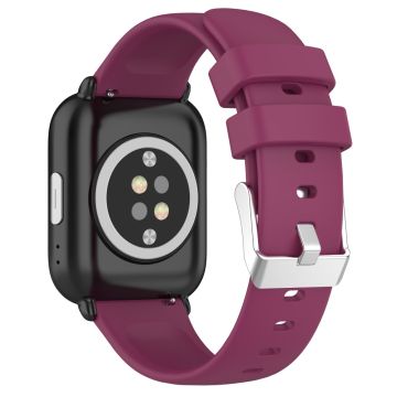 Huami Amazfit Active / GTS 4 Mini Silicone Watch Band 20mm Replacement Strap - Wine Red