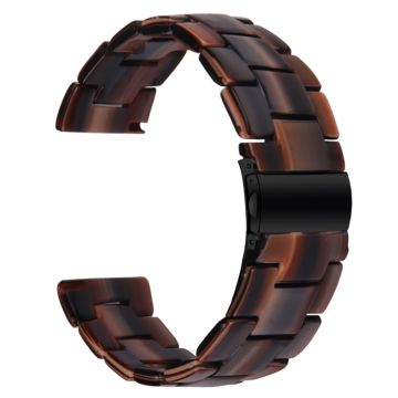 Donerton Resin Watch Band Waterproof Smart Watch Strap - Chocolate