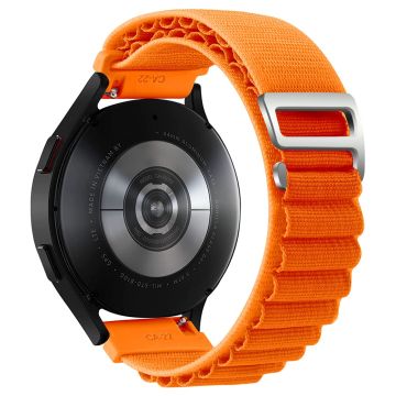 KALEBOL KLB-GSNL-001 Samsung Galaxy Watch3 45mm / Huawei Watch GT4 46mm Watch Strap 22mm Nylon Wristband - Orange