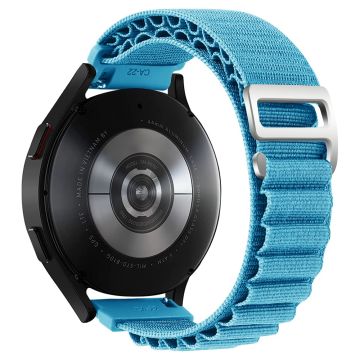 KALEBOL KLB-GSNL-001 Samsung Galaxy Watch3 45mm / Huawei Watch GT4 46mm Watch Strap 22mm Nylon Wristband - Blue