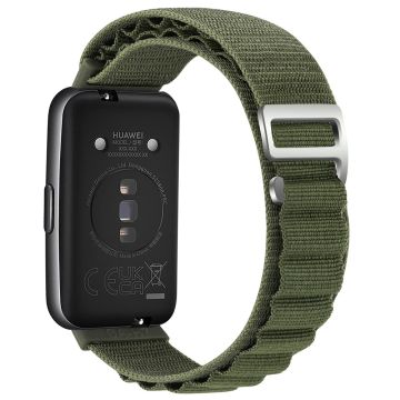 KALEBOL KLB-GSNL-001 Huawei Band 7 Wrist Band Adjustable Nylon Breathable Straps - Green