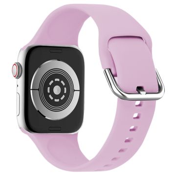 KALEBOL Apple Watch Series 41mm - 40mm - 38mm Universal Silicone Watch Strap - Light Purple