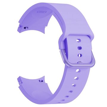 KALEBOL Samsung Galaxy Watch4 / Watch 5 / Watch6 Silicone Watch Bands Waterproof Soft Strap - Lilac Purple