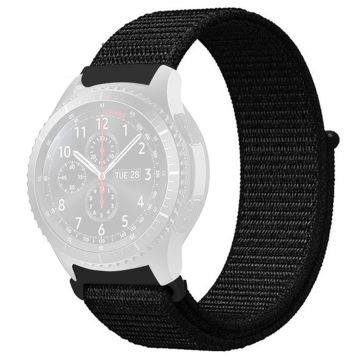 KALEBOL KLB-NLHH-001 Samsung Galaxy Watch6 / Watch6 Classic Watch Strap 20mm Nylon Loop Band - Black