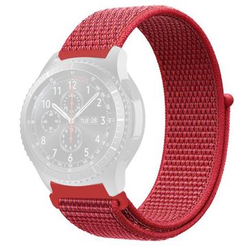 KALEBOL KLB-NLHH-001 Samsung Galaxy Watch6 / Watch6 Classic Watch Strap 20mm Nylon Loop Band - Red