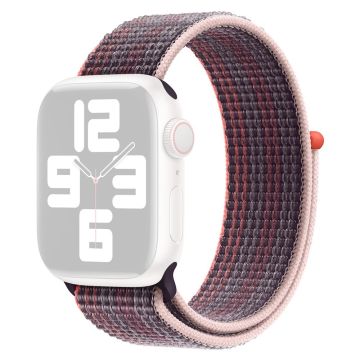 KALEBOL Apple Watch Series 41mm - 40mm - 38mm Universal Nylon Loop Watch Band - Berry Purple