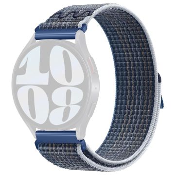 KALEBOL KLB-NLHH-002 Samsung Galaxy Watch3 45mm / Huawei Watch GT4 46mm Nylon Band 22mm Watch Strap - Blue