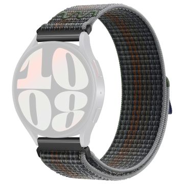 KALEBOL KLB-NLHH-002 Samsung Galaxy Watch3 45mm / Huawei Watch GT4 46mm Nylon Band 22mm Watch Strap - Midnight