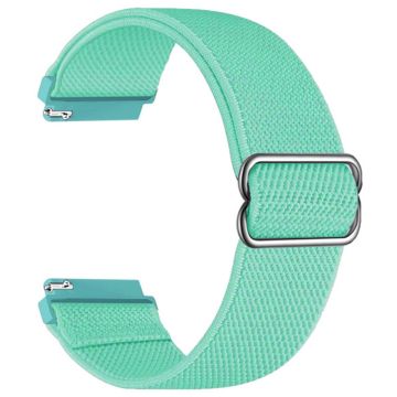 For Samsung Galaxy Watch6 Classic 47mm 43mm Watch Strap 20mm Adjustable Nylon Wrist Band - Mint Green