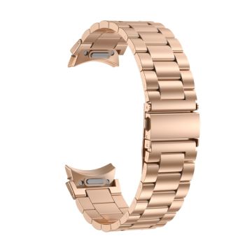 KALEBOL KLB-SZBXG-001 For Samsung Galaxy Watch4 / Watch 5 / Watch 5 Pro / Watch6 Band Stainless Steel Watch Strap - Rose Gold