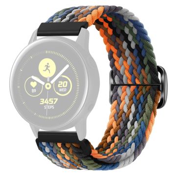 KALEBOL KLB-BZNL-001 For Samsung Galaxy Watch3 45mm / Watch 46mm Watch Band 22mm Nylon Strap - Camo Multi-color