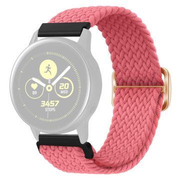 KALEBOL KLB-BZNL-001 For Samsung Galaxy Watch3 45mm / Watch 46mm Watch Band 22mm Nylon Strap - Pink