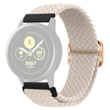 KALEBOL KLB-BZNL-001 For Samsung Galaxy Watch3 45mm / Watch 46mm Watch Band 22mm Nylon Strap - Starlight