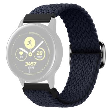 KALEBOL KLB-BZNL-001 For Samsung Galaxy Watch6 Classic 43mm / 47mm Watch Bnad 20mm Nylon Replacement Strap - Charcoal