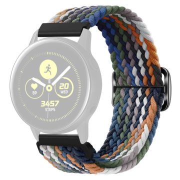 KALEBOL KLB-BZNL-001 For Samsung Galaxy Watch6 Classic 43mm / 47mm Watch Bnad 20mm Nylon Replacement Strap - Cowboy Multi-color