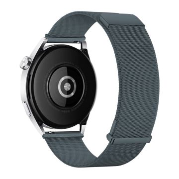 For Samsung Galaxy Watch6 Classic / Watch6 Watch Strap 20mm Milanese Mesh Magnetic Wrist Band - Grey