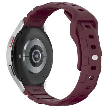 Huawei Watch GT 3 42mm / GT 3 Pro 43mm Silicone Band 20mm Armour Watch Strap Replacement - Wine Red