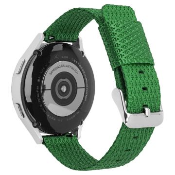 Huawei Watch GT 3 42mm / Watch GT 3 Pro 43mm Wrist Strap 20mm Texture Nylon Watch Strap - Dark Green / Grid