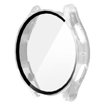 ENKAY HAT PRINCE Samsung Galaxy Watch7 44mm Bump Resistant Case Protective Watch Cover Built-In Screen Film - Transparent