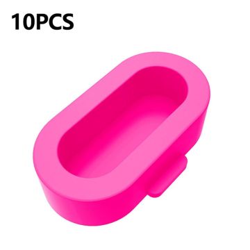 10Scratch Resistants Garmin Watch Charging Port Dust Plugs Silicone Protective Covers - Pink