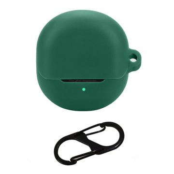 SoundPEATS Air5 Earphone Silicone Case Earbud Cover with Anti-Loss Hanging Buckle - Blackish Green