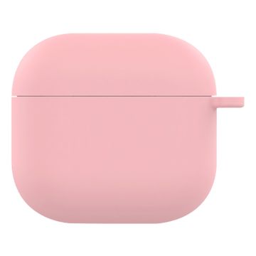 AirPods 4 Silicone Case Soft Wireless Earbud Organizer Cover - Light Pink