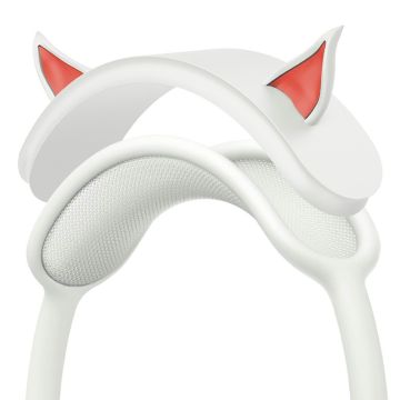 AirPods Max Silicone Headband Cover Elf Ear Design Headphones Accessories - White