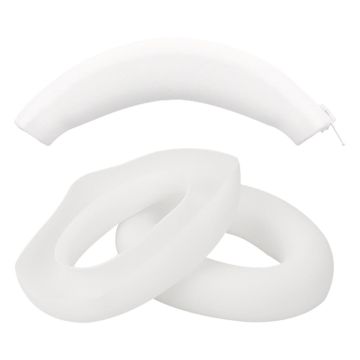 For Sony ULT WEAR WH-ULT900N Silicone Head Beam Sleeve + Headphone Earpad Covers Set - White