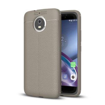 Motorola Moto G5S litchi grain soft case - Grey