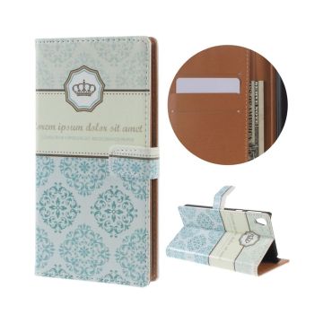 Holberg Sony Xperia E5 PU Leather Case - Damask Flower