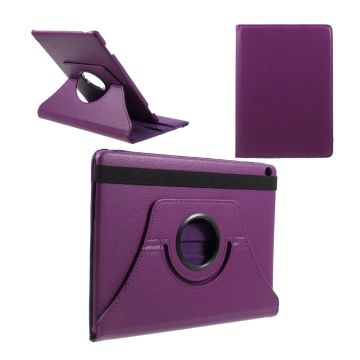 Huawei MediaPad M3 Lite 10.1 lychee texture PU leather flip case - Purple