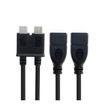 Universal Dual cable USB-C 3.1 Type C to USB 30.A female OTG data cable