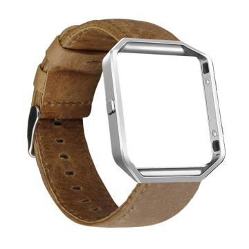 Fitbit Blaze crazy horse leather watch strap - Brown