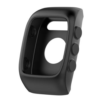 Polar M400 shockproof soft silicone protective case - Black