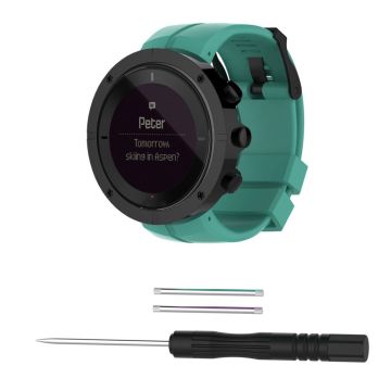 Suunto Kailash pin buckle silicone watchband - Cyan