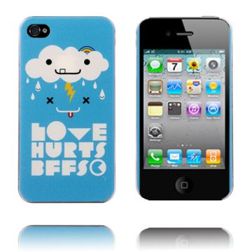 Cute Cartoon (Love Hurts BFFs) iPhone 4/4S Case