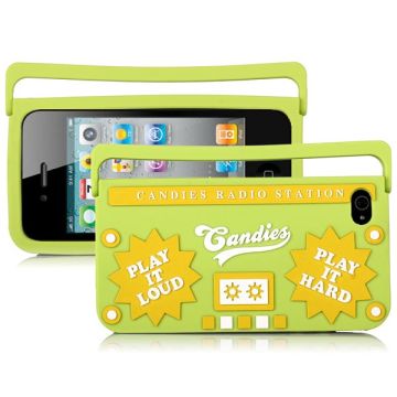 Ghetto Blaster (Green) iPhone 4/4S Cover